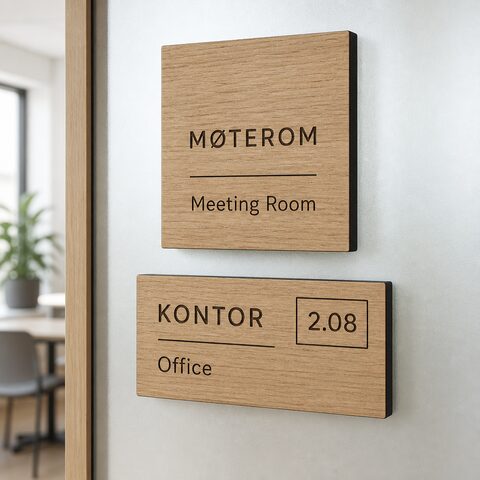 Kontor-skiltning