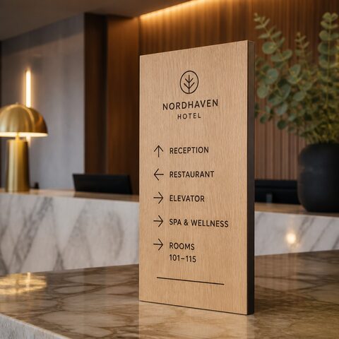Hotel-skiltning